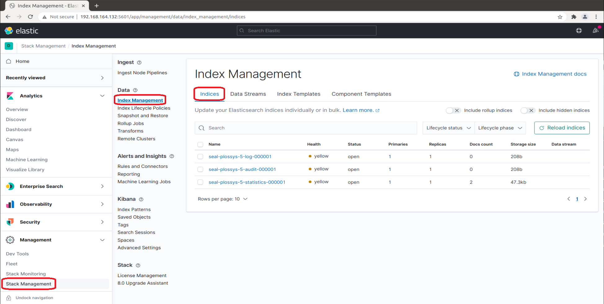 Index Management